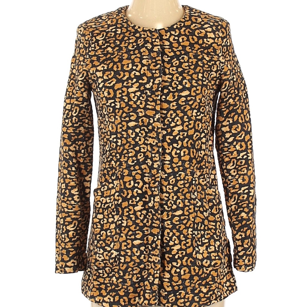 Who What Wear - Leopard Print Longline Jacket